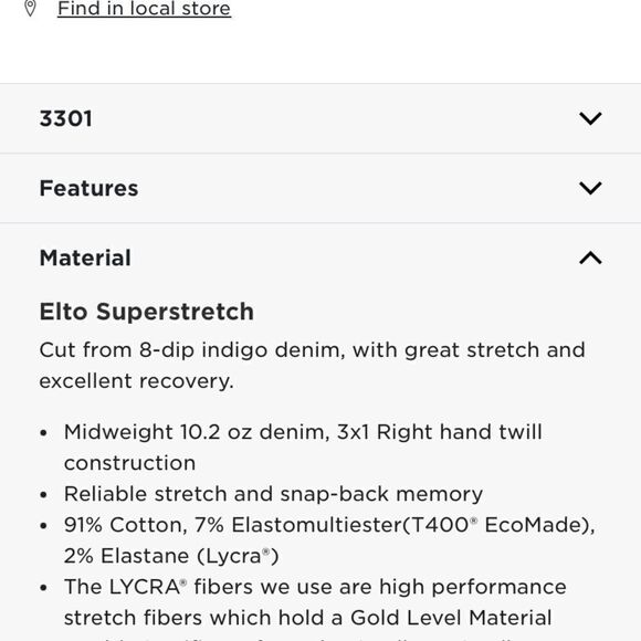 Dark Denim G-Star 3301 High Skinny Size 31 Jeans - Picture 6 of 6